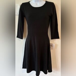 By & By Juniors Black Sweater Dress NWT Size